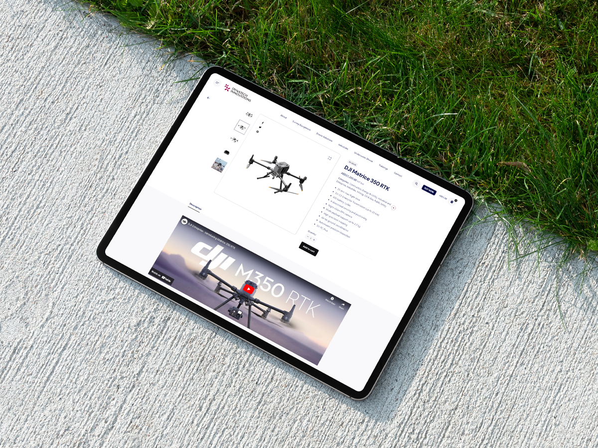 Drones and Accessories Ecommerce Website image3