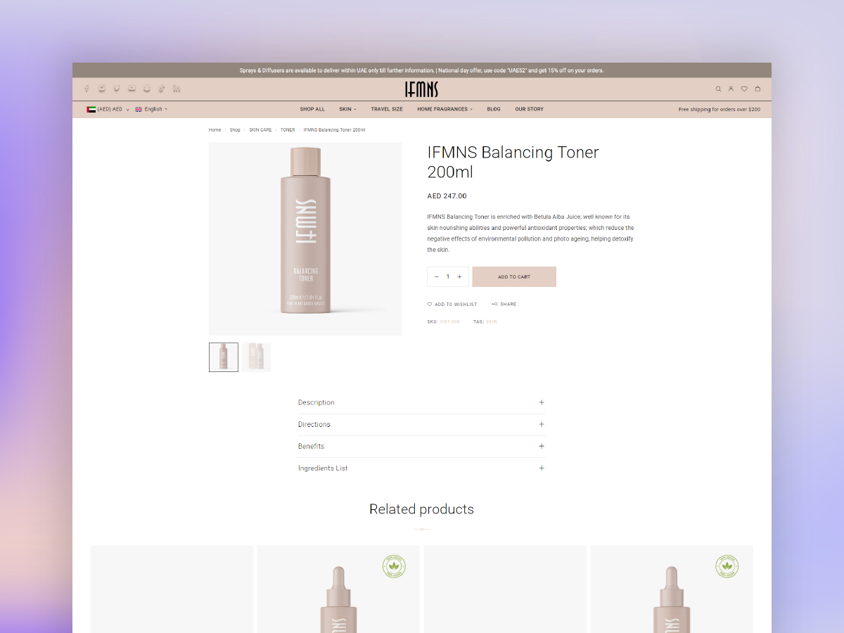 Cosmetics E-Commerce Website image3